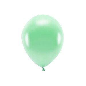 ECO30M-103-10 Party Deco Eko metalizované balóny - Biele 30cm, 10ks 103