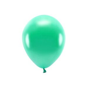 ECO30M-012-10 Party Deco Eko metalizované balóny - Biele 30cm, 10ks 012