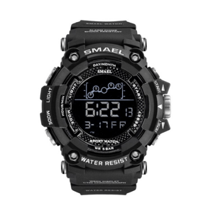 5268 Voděodolné vojenské LED hodinky - SMAEL Černá