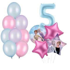 Balonkové bukety Frozen 5. narozeniny