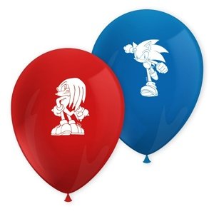Balónky latexové Sonic 28 cm 8 ks