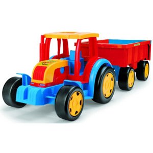Traktor Gigant s vlečkou plast 102 cm Wader