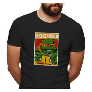 Pánské tričko s potiskem “Michelangelo"