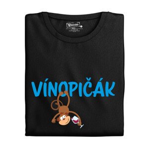 Pánské tričko s potiskem “Vínopičák - červené víno”
