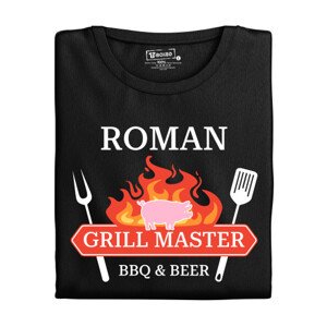 Pánské tričko s potiskem Grill master prase
